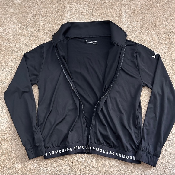 Women's UNDERARMOUR HeatGear Loose-fit Full-Zip Jacket - Picture 4 of 7